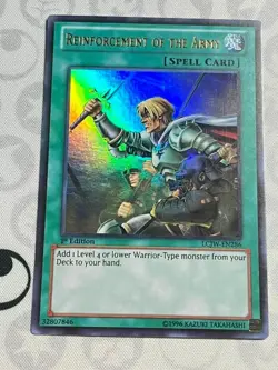 Reinforcement Of The Army - LCJW-EN286 - Ultra Rare (NM) - Yugioh - Image 1