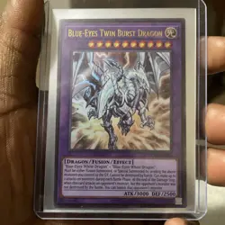 YUGIOH! Blue-Eyes Twin Burst Dragon LCKC-EN058 Ultra Rare 1st Edition NM - Image 1