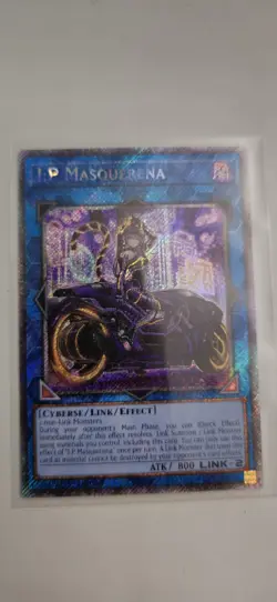 Yugioh I:P Masquerena (Alternate Art) (Platinum Secret Rare) RA02-EN042 NM/M - Image 1