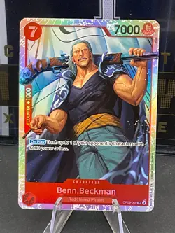 Benn.Beckman OP09-009 SR Foil Emperors in the New World English One Piece TCG - Image 1