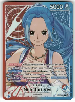 Nefeltari Vivi (001) (Alternate Art) EB03-001 Foil Extra Booster: One Piece - Image 1