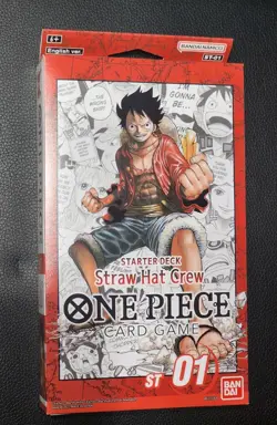 One Piece TCG ST 01 Straw Hat Crew Starter Deck Luffy English Sealed New 811039038366 - Image 1