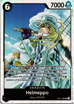 One Piece TCG • Helmeppo OP11-092 • Super Rare • ENG/NM - Image 1
