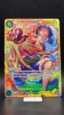 Monkey.D.Luffy OP13-118 SEC One Piece TCG Carrying On His Will Near Mint ENG - Image 1