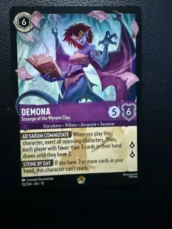 Demona Lorcana - Scourge of the Wyvern Clan 55/204 Whispers in the Well Foil - Image 1