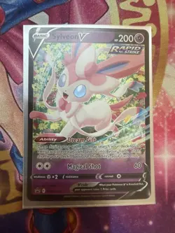 Sylveon V - SWSH202 - Pokemon Sword & Shield Promo Ultra Rare Holo Card NM - Image 1