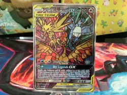 Moltrex Zapdos Articuno GX SM210 Pokemon Hidden Fates Promo Card - Image 1