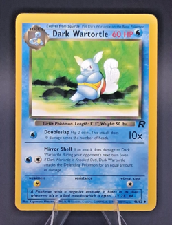 Dark Wartortle 46/82 Team Rocket 2000 Pokemon Card WOTC - NM/LP - Image 1