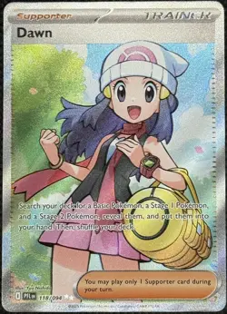 Pokemon TCG Dawn 118/094 Me02: Phantasmal Flames Holo Ultra Rare Pokemon Card NM - Image 2