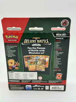 Pokemon TCG Ninetales ex Deluxe Battle Deck 60 Cards Playmat Deck Box Coin Foil - Image 2