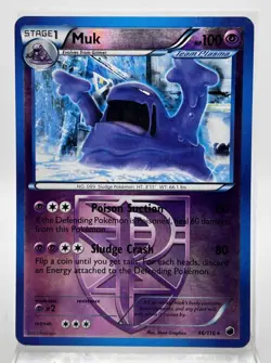Muk 46/116 Reverse Holo Pokemon Card 2013 Plasma Freeze LP/MP - Image 1