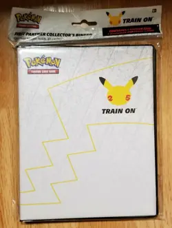 Pokemon Collectors Jumbo Card First Partner Binder 25th Anniversary Pikachu Card 820650809606 - Image 2