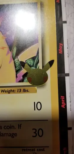 Pokemon Collectors Jumbo Card First Partner Binder 25th Anniversary Pikachu Card 820650809606 - Image 4