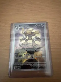Pokemon TCG Alakazam MEP EN: Mega Evolution Black Star Promo 009 Card - Image 1