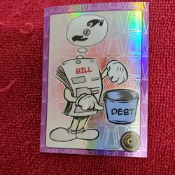 2025 Cardsmiths Currency Liability Bill Holo SP 168/299 Numbered Card 39-SP - Image 1