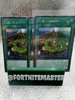 3x Duel Academy (card) (Platinum Secret Rare) RA03-EN275 Quarter Century Bonanza - Image 1