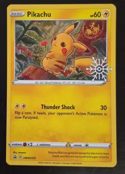 Pikachu - (Holiday Calendar) Swsh153 Swsh: Sword & Shield Promo Cards Holo - Image 1