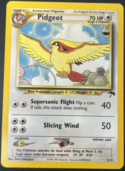 Pidgeot 6/18 Southern Islands Rare Pokemon Card LP - Image 1