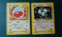 Pokemon Cards Legendary Collection Rares x2 2002 Wizards Of The Coast MP - Image 1