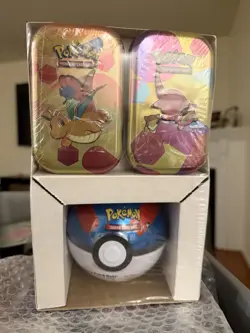 Pokemon Greatball Tin 3-Pack Trading Card Game New Sealed 151 Scarlet Violet - Image 1