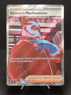 Pokemon TCG Xerosic's Machinations 089/064 Shrouded Fable Trainer Card - Image 1