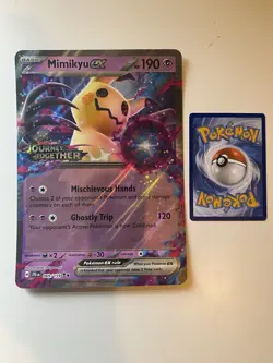 Mimikyu ex (Journey Together Stamped) 069/159 Jumbo Cards Holo - Image 1
