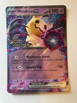 Mimikyu ex (Journey Together Stamped) 069/159 Jumbo Cards Holo - Image 2