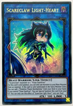 POTE-EN050 Scareclaw Light-Heart - Ultra Rare 1st Edition Near Mint YuGiOh Card - Image 1