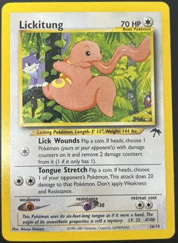 Lickitung 16/18 Southern Islands Rare Pokemon Card LP - Image 1