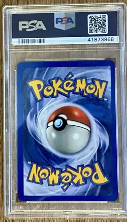 2000 PM Gym Challenge #2 Blaine's Charizard Holo Rare Card PSA - Image 2