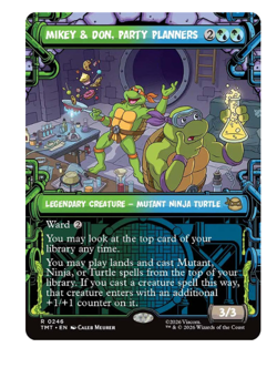 Mikey & Don, Party Planners - Showcase Teenage Mutant Ninja Turtles MTG - Image 1