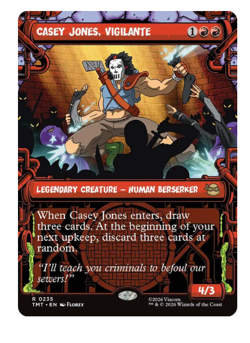 Casey Jones, Vigilante (0235) - Showcase Teenage Mutant Ninja Turtles MTG - Image 1