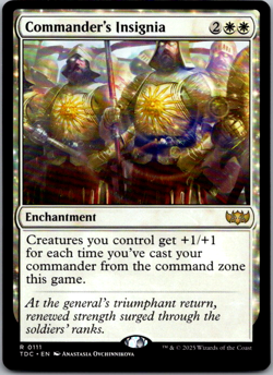 Commander's Insignia R 0111 Tarkir: Dragonstorm Regular - Image 1