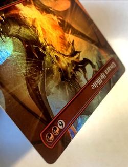 MTG Utvara Hellkite ANIME BORDERLESS FOIL Ravnica Remastered 0431 NM - Image 4