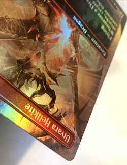 MTG Utvara Hellkite ANIME BORDERLESS FOIL Ravnica Remastered 0431 NM - Image 5