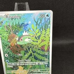 Basculin 105/086 Art Rare Holo White Flare sv11W Pokemon Card TCG NM - Image 5