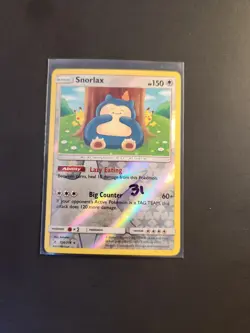 Pokemon Snorlax 158/214 Sm-Unbroken Bonds Holo Rare Reverse Holo NM 31 - Image 3