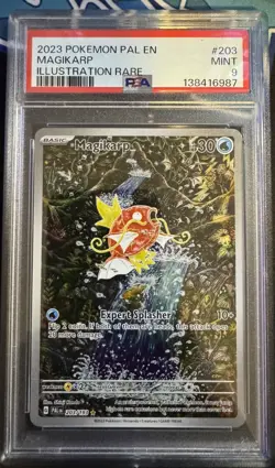 Magikarp Illustration Rare 203/193 | Pokemon Paldea Evolved | PSA 9 MINT 203/193 - Image 1