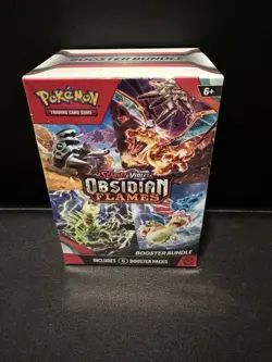 Obsidian Flames Booster Bundle 6 Packs Scarlet & Violet Pokemon TCG *SEALED/NEW* - Image 1
