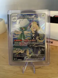 2025 Pokemon TCG Cynthia's Roserade 184/182 SV10 Destined Rivals IR - Image 1
