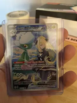 2025 Pokemon TCG Cynthia's Roserade 184/182 SV10 Destined Rivals IR - Image 2