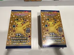 Pokemon 25th Anniversary Japanese Booster Box (X2) Factory Sealed US Seller - Image 1
