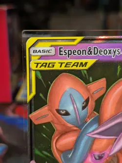 Espeon and Deoxys GX 72/236 Pokemon TCG Unified Minds Tag Team Ultra Rare - NM - Image 5