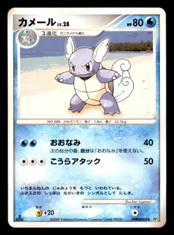 Wartortle DPBP#008 Non Holo DP3 Shining Darkness Pokemon Japanese MP - Image 1