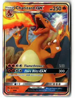 Charizard GX ⭐ 9/68 Holo Rare GX Hidden Fates 2019 Pokemon NM - Image 1