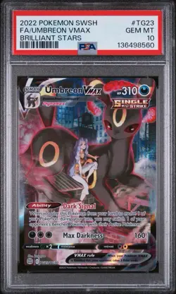 Umbreon VMAX TG23/TG30 Trainer Gallery Holo Pokemon 2022 Brilliant Stars PSA 10 - Image 1