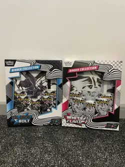 Pokemon TCG Binder Collection Black Bolt and White Flare - SEALED - Image 1