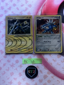 8x Pokemon Platinum Lot DIALGA Holo ARCEUS AR6 Nidoking Latios LP/MP - Image 2