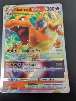 Pokemon Charizard VSTAR Brilliant Stars 18/172 Near Mint NM Condition - Image 4