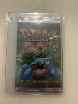 1999 Pokemon Base Set Pack Venusaur WOTC Factory Sealed HEAVY!!! Get It! 21 gr - Image 1